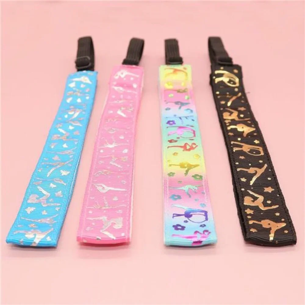 Girls Gymnastics Headbands Adjustable Non Slip Elastic Sport Hair Bands Set